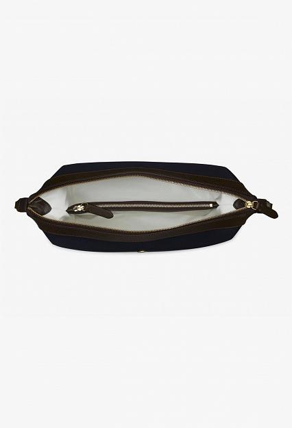 Mismo MS Washbag Navy/Dk Brown